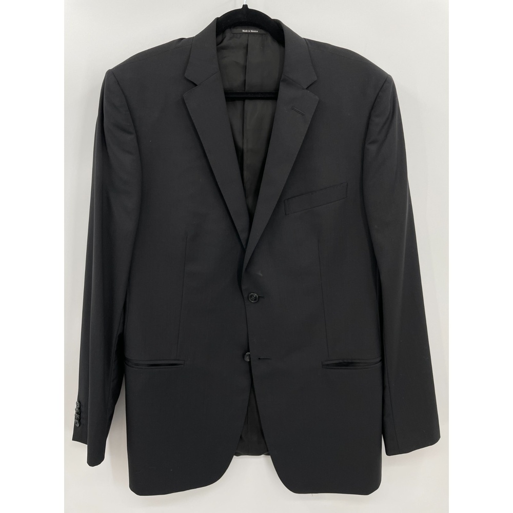 Z ZEGNA Black 2 Button Sport Coat Blazer Size 46L (54L EUR)